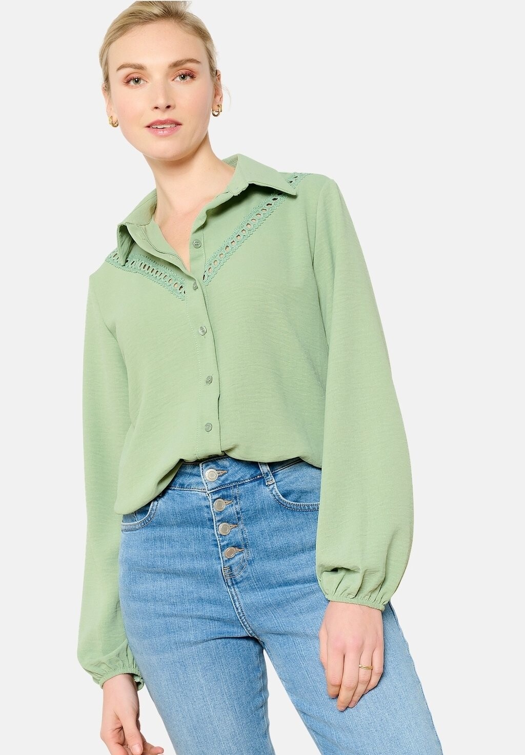 

Рубашка LolaLiza, цвет khaki mint