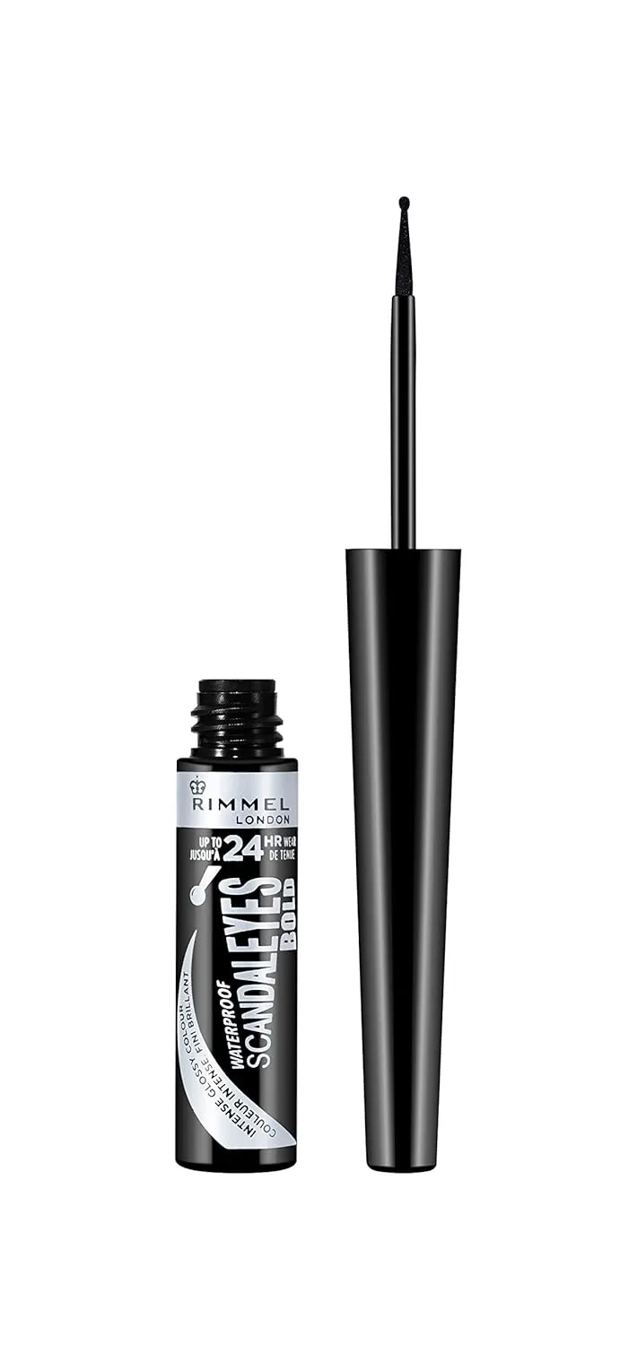 Черная подводка для глаз «Scandaleyes Bold Eyeliner» от Rimmel London Rimmel — фото 2