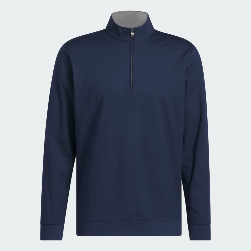 Толстовка Adidas Ultimate365 Classic Quarter-Zip, цвет Collegiate Navy — фото 4