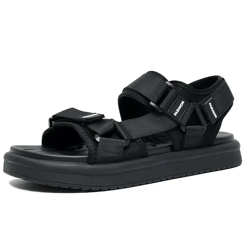 

SENJIALUO Пляжные сандалии мужские черные