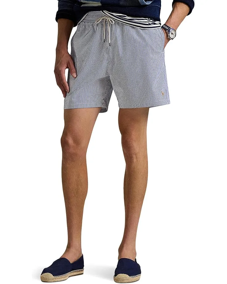Шорты Polo Ralph Lauren Seersucker Traveler Trunk, Cruise Royal Seersucker
