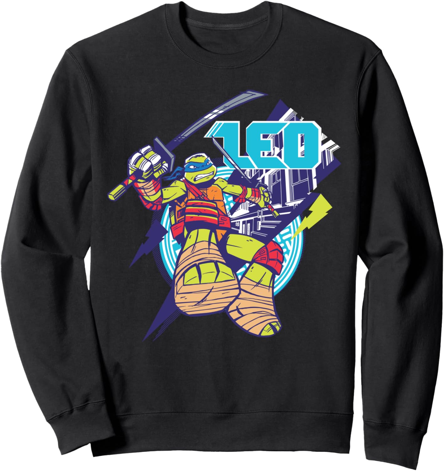 

Толстовка с изображением Леонардо Лео из «Черепашек-ниндзя», черная Teenage Mutant Ninja Turtles, Черный, Толстовка с изображением Леонардо Лео из «Черепашек-ниндзя», черная Teenage Mutant Ninja Turtles