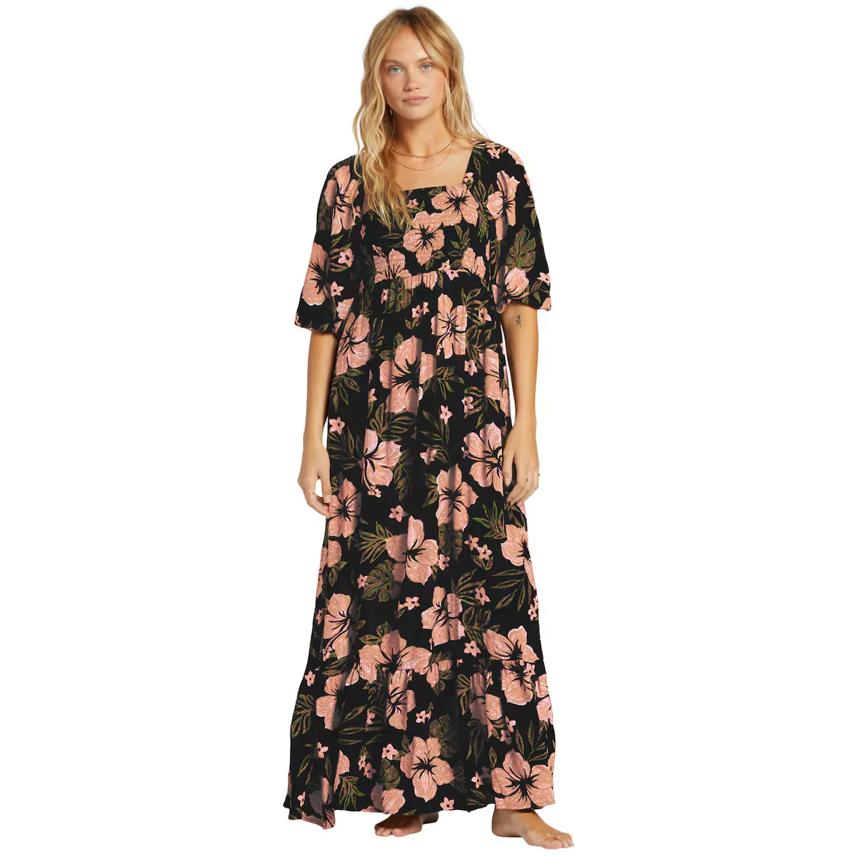 

Женское макси-платье Full Bloom Billabong, чёрный