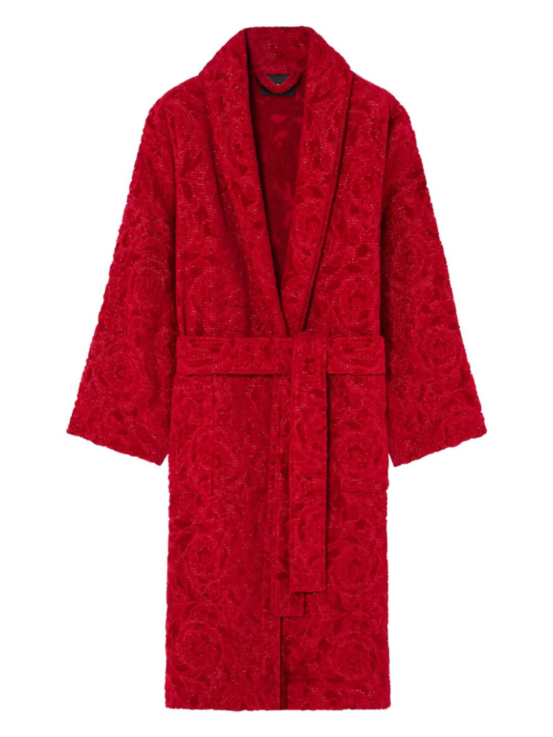 

Versace халат Barocco, красный