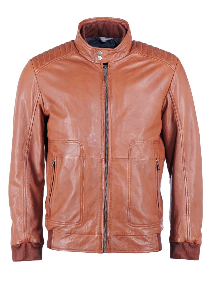 

Кожаная куртка JCC Lederblouson 3102164, коричневый