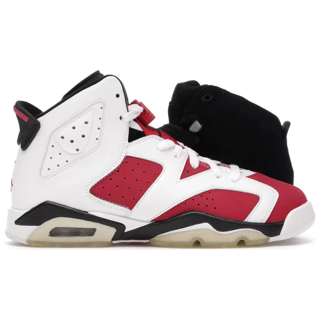 Кроссовки Air 17/6 Retro 'Countdown Pack' GS Jordan, белый красный — фото 4