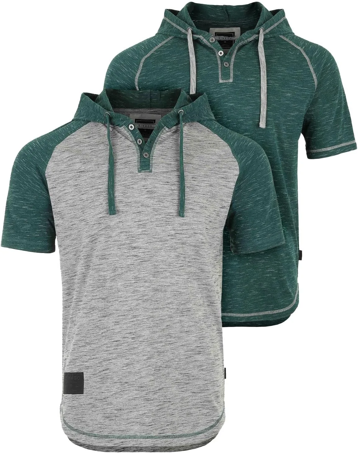 

ZIMEGO мужская худи с капюшоном и цветными блоками