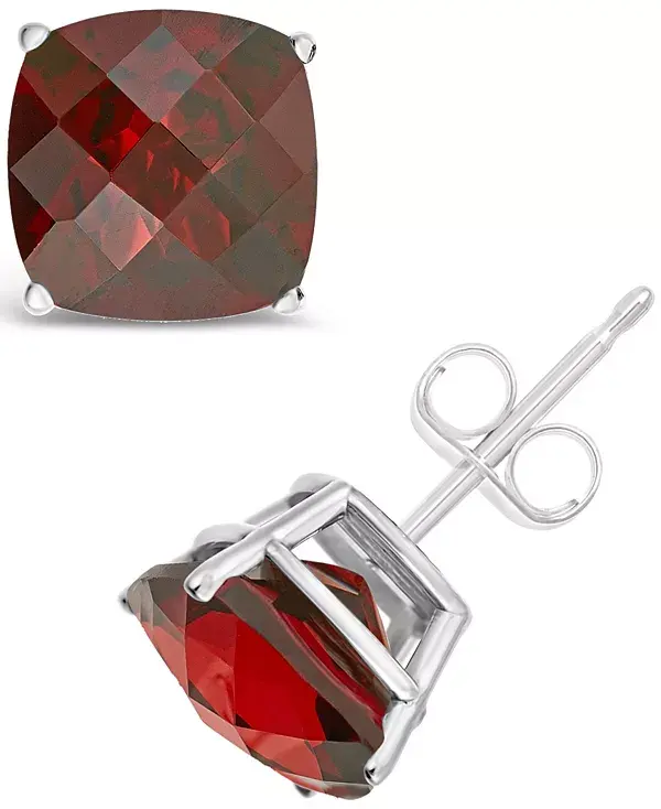 

Серьги-Гвоздики с гранатом (5-3/8 карата) из стерлингового серебра Macy'S, garnet
