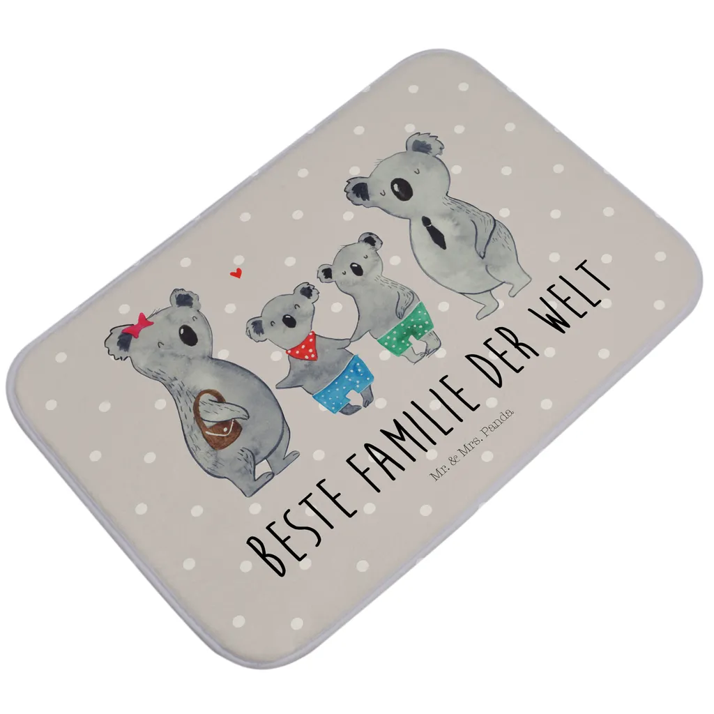 

Коврик для ванной Mr. & Mrs. Panda, серый