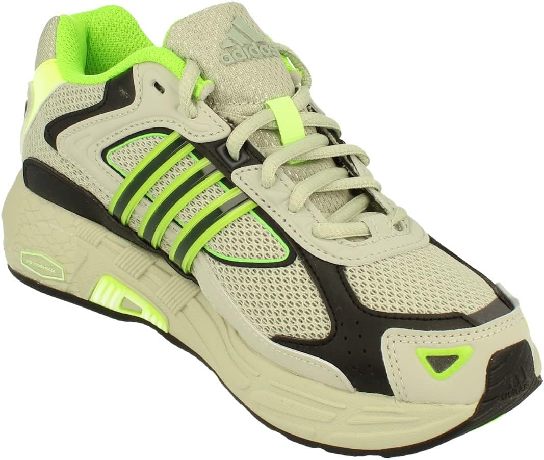 Мужские беговые кроссовки adidas Response CL, черный/зеленый/серый — фото 4
