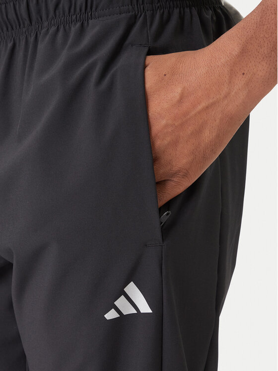 Спортивные брюки regular fit Training Essentials Holiday JM5441 Adidas, черный — фото 4