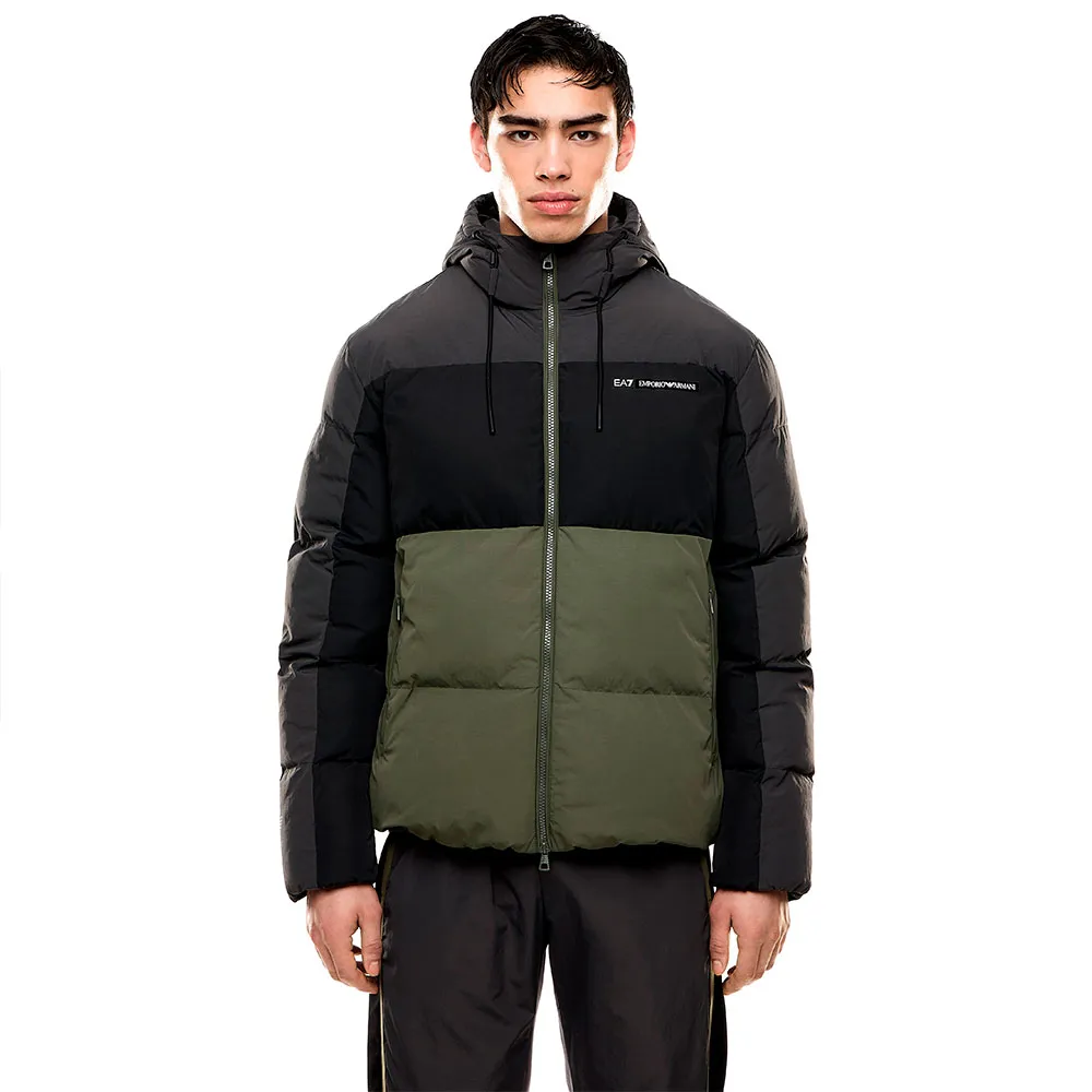

Куртка EA7 EMPORIO ARMANI Train Athletic Colour Block Puffy, зеленый