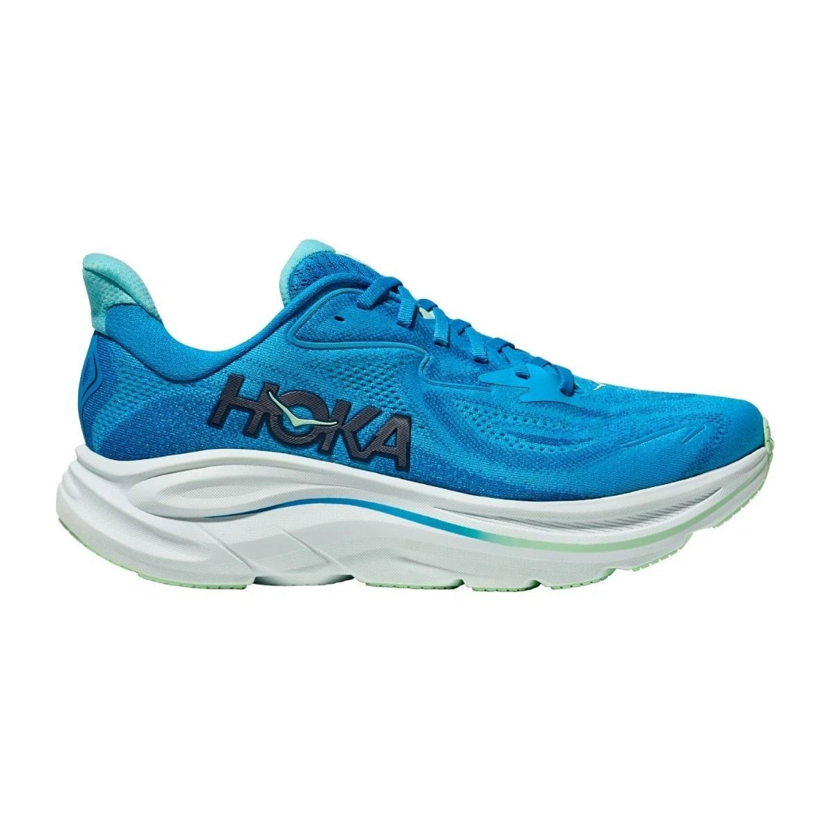 

Кроссовки Hoka One One Rincon 4 1155130-BBLC, мужские, черные, со шнуровкой, для бега по шоссе Hoka, синий