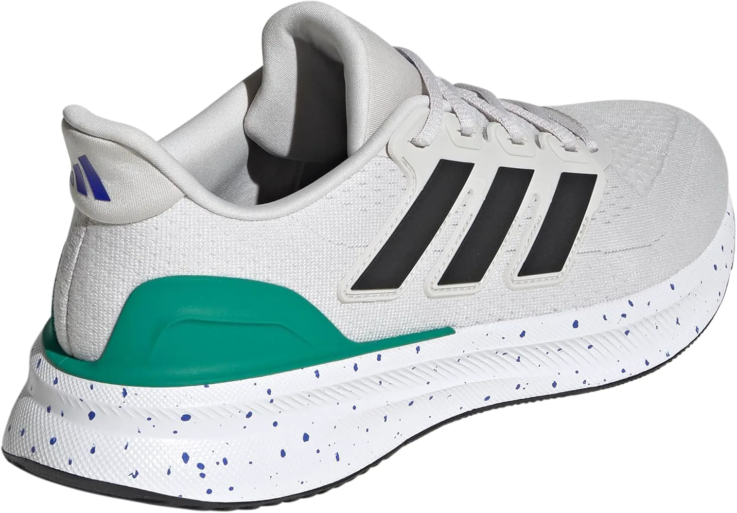 Мужские кроссовки Adidas Ultrarun 5, серый/черный/зеленый — фото 4