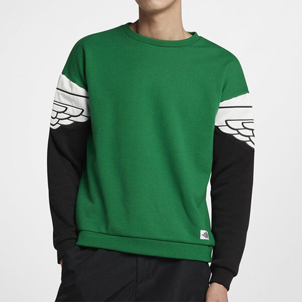 Толстовка Men's Air Jordan Arm Logo Pullover Sports Green, зеленый — фото 2