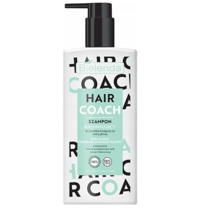 

Bielenda Hair Coach Шампунь освежающий и бодрящий для жирной кожи головы 300мл