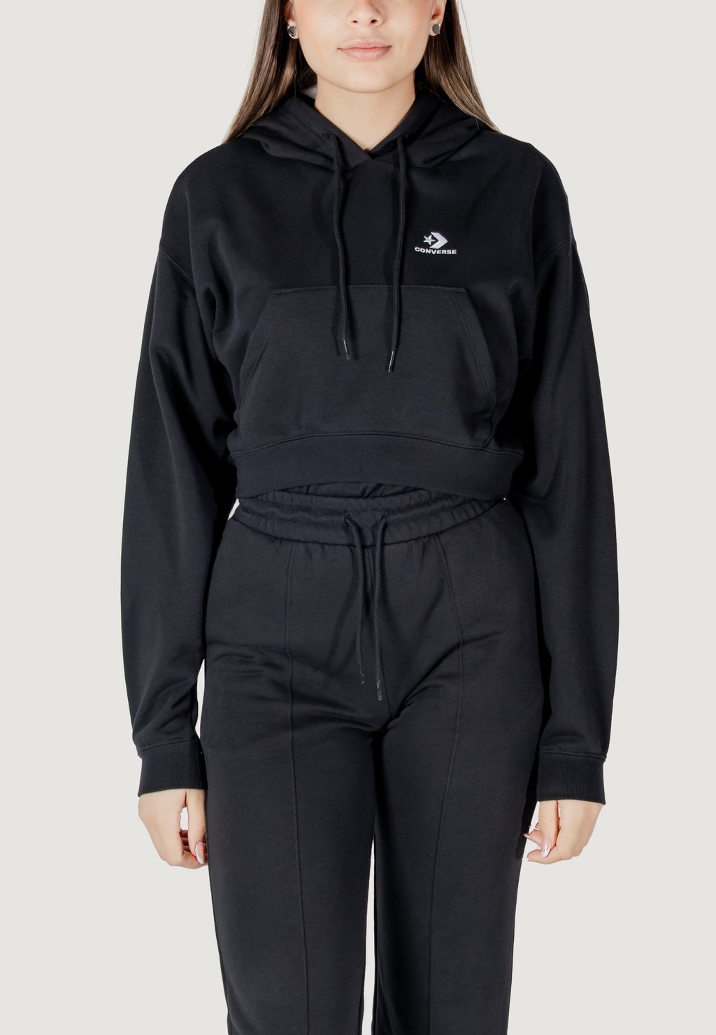 

Толстовка STAR CHEVRON con cappuccio Converse, черный