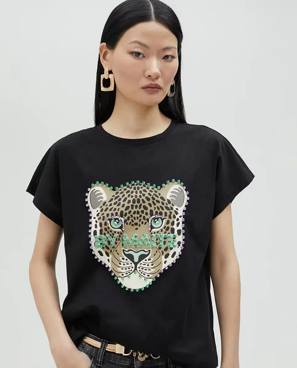 

Женская футболка с коротким рукавом Lola Casademunt, чёрный