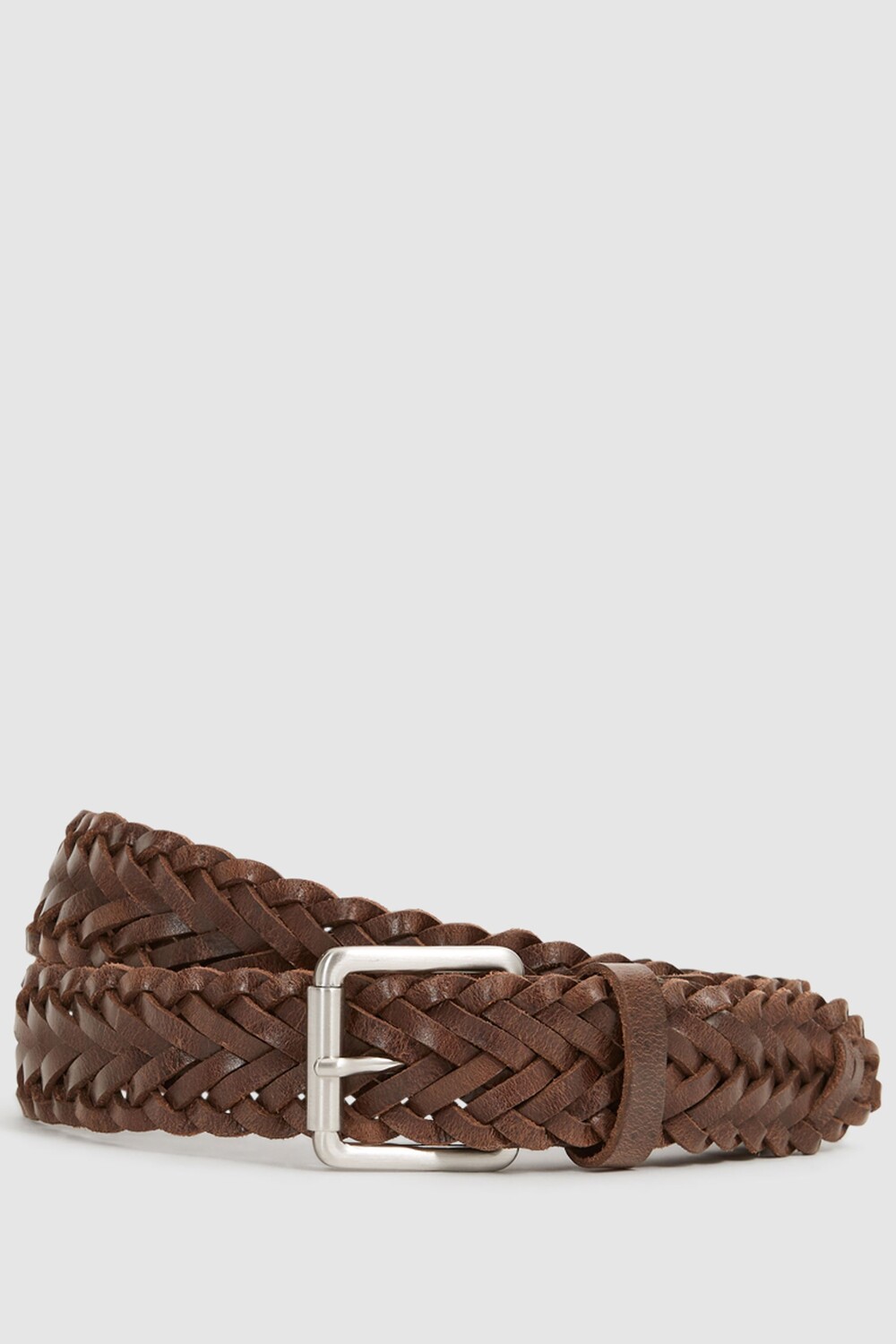 

Кожаный ремень Carlton из ткани Reiss