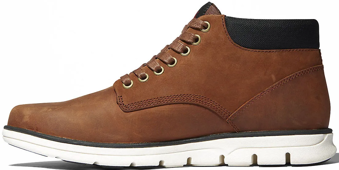 Мужские ботинки Timberland Bradstreet кожаные на шнуровке, коричневый — фото 2