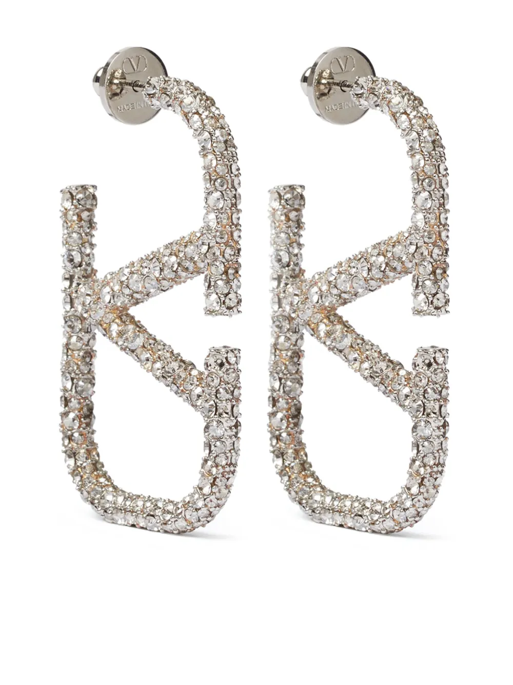 

Серьги VLogo Signature с кристаллами VALENTINO GARAVANI, серебяный