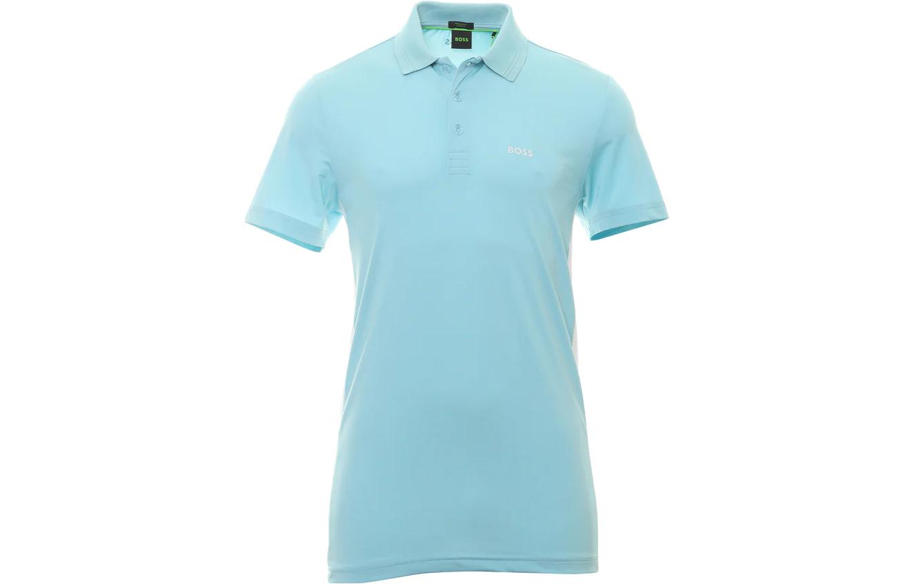 

Мужская рубашка-поло с короткими рукавами HUGO BOSS, Sky Blue