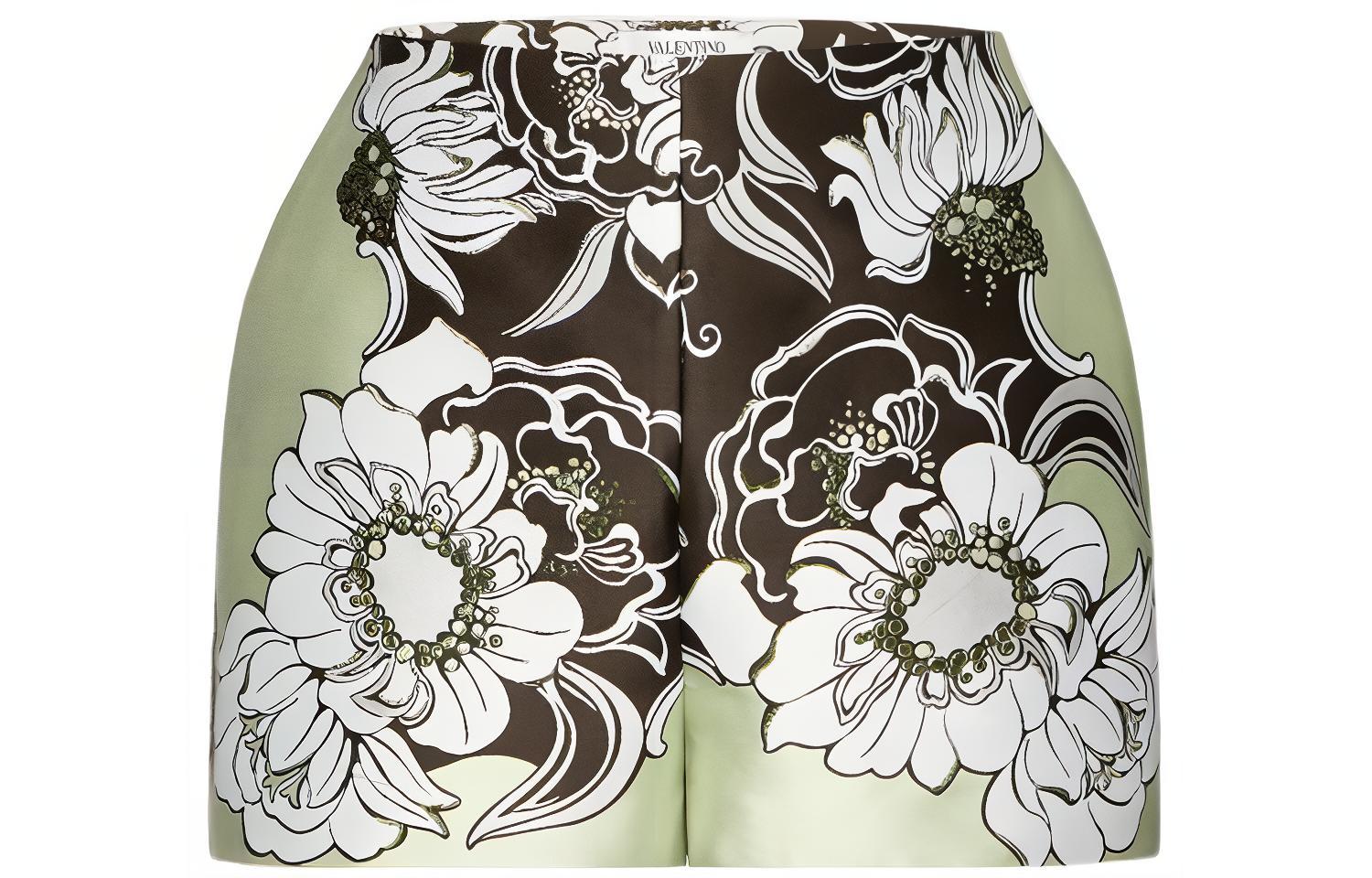 

Valentino Женские шорты Plants & Flowers Casual зеленые