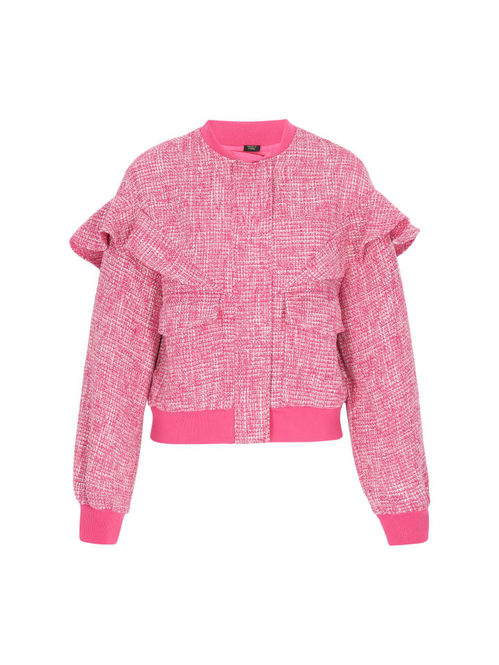 

Faina Женская куртка цвета фуксии