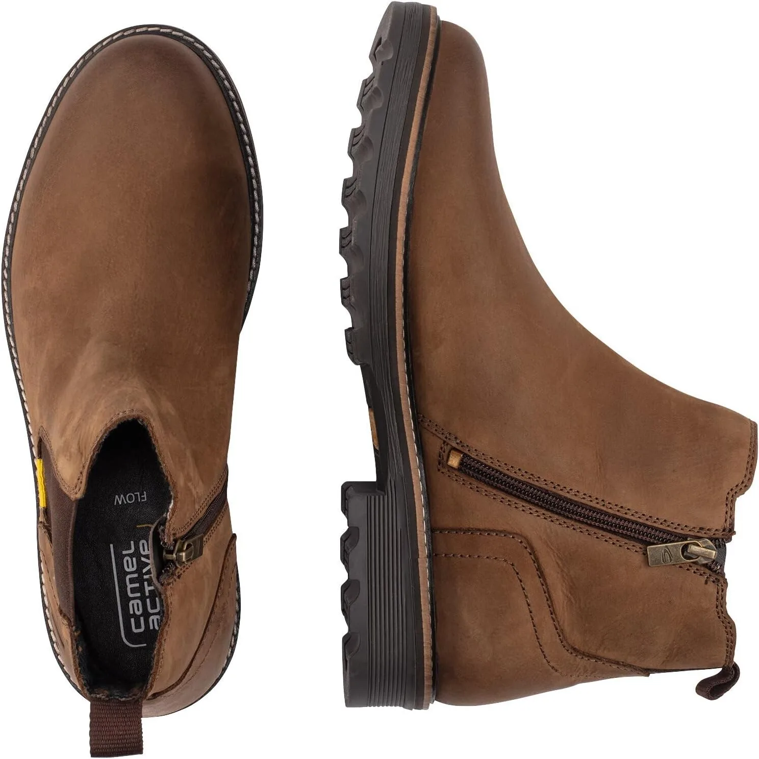 Мужские модные ботинки Camel Active 53FWA02-350320, коричневый — фото 2