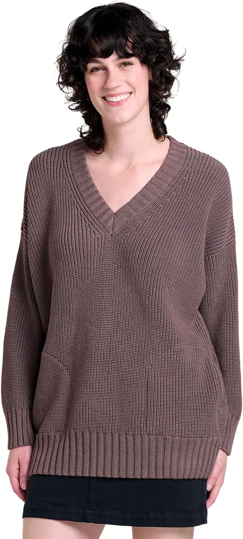 

Свитер Toad&Co Butte Oversized Sweater, цвет Mushroom