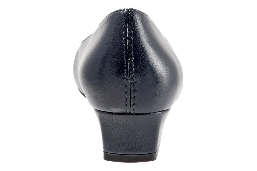 Туфли-лодочки на каблуке Trotters Doris T3235-400 Женские US 10.5 Синие Кожаные ZOGG20 — фото 4