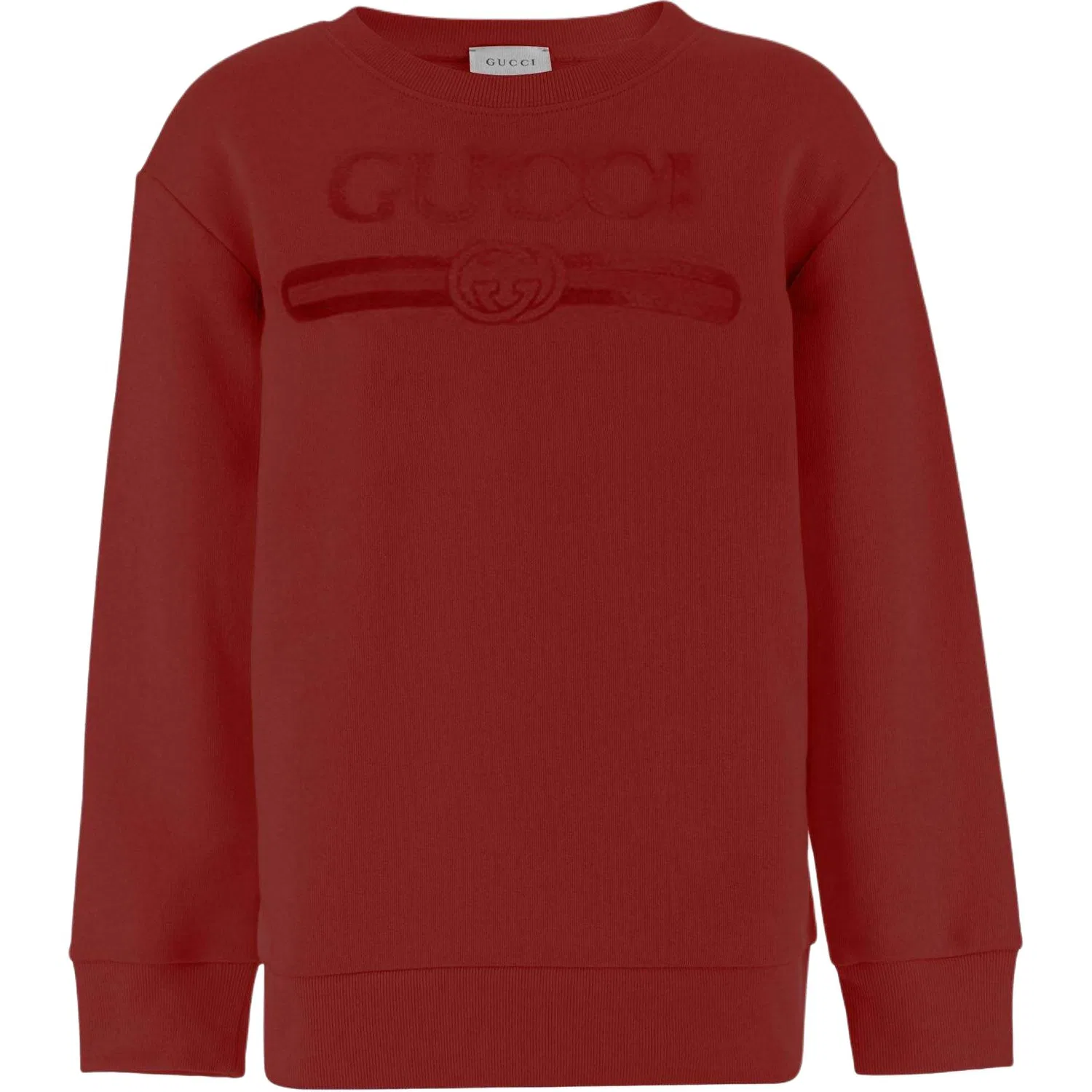 Детский свитшот с круглым вырезом GUCCI, Red