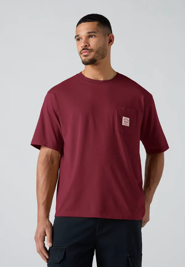 Рабочая футболка, базовая футболка Levi'S Workwear, Oxblood — фото 2
