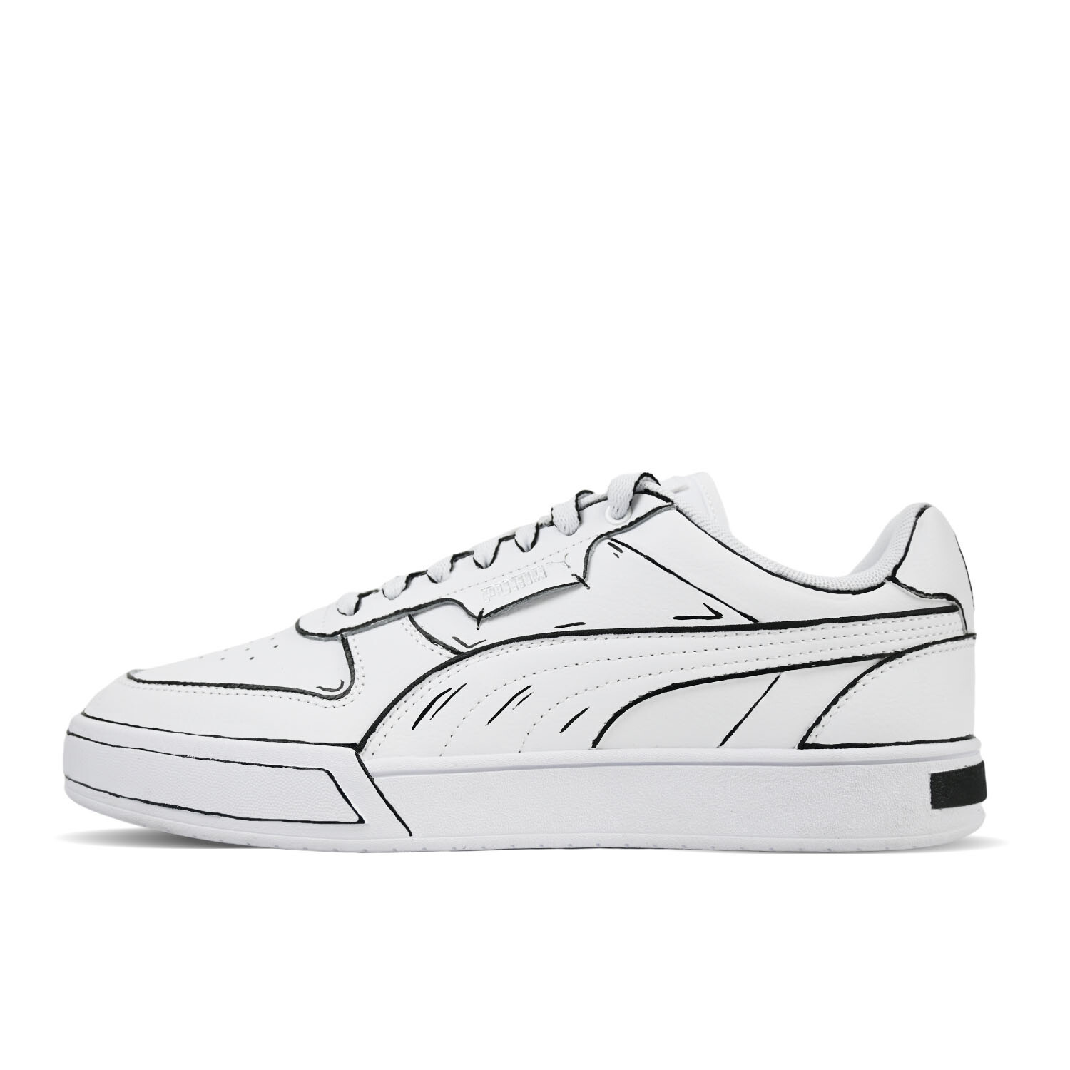 

Кроссовки Puma CAVEN DIME Skateboarding Shoes Unisex Low-top White, белый
