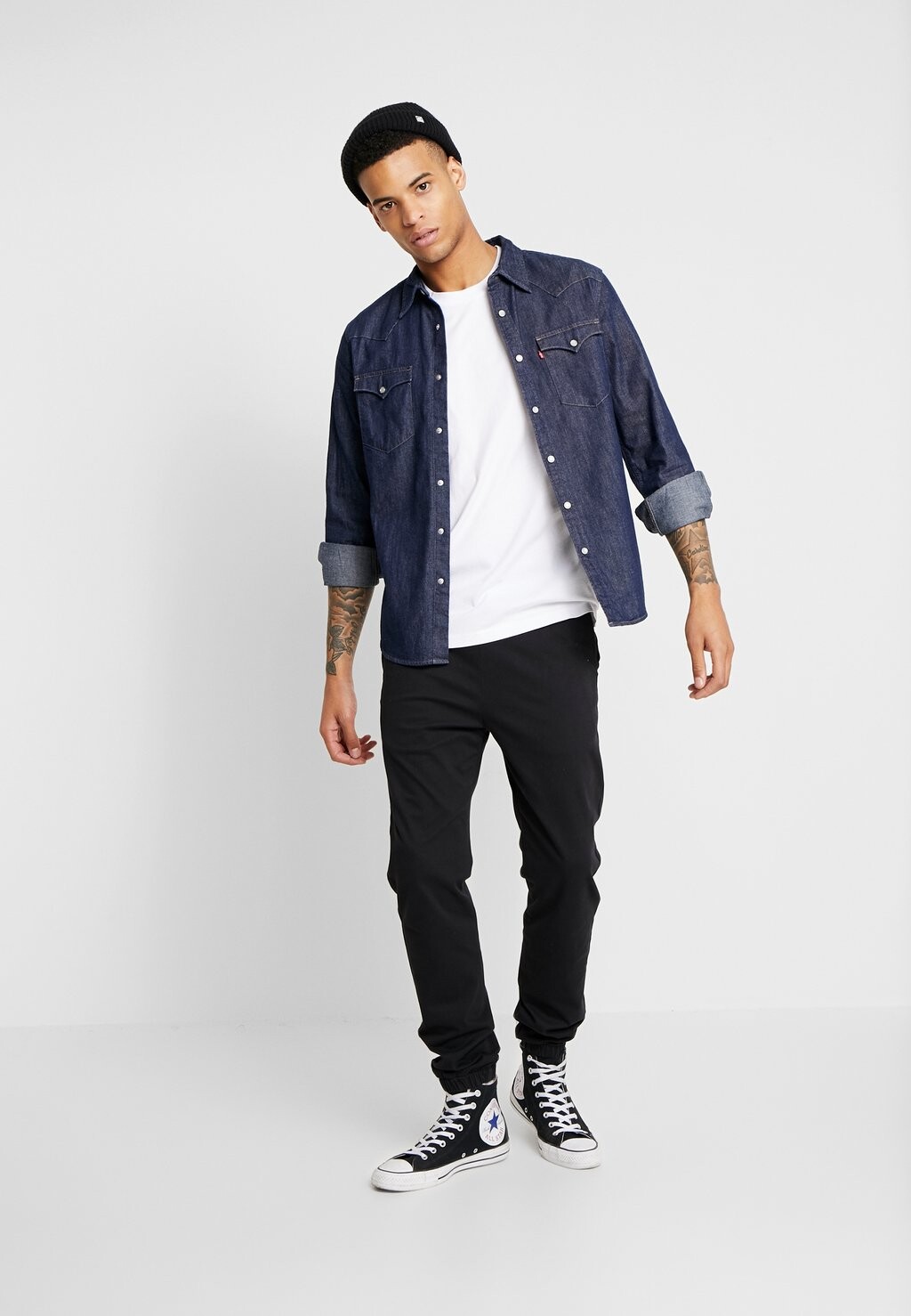 Рубашка Barstow Western Standard Levi's, цвет red cast rinse marbled — фото 2