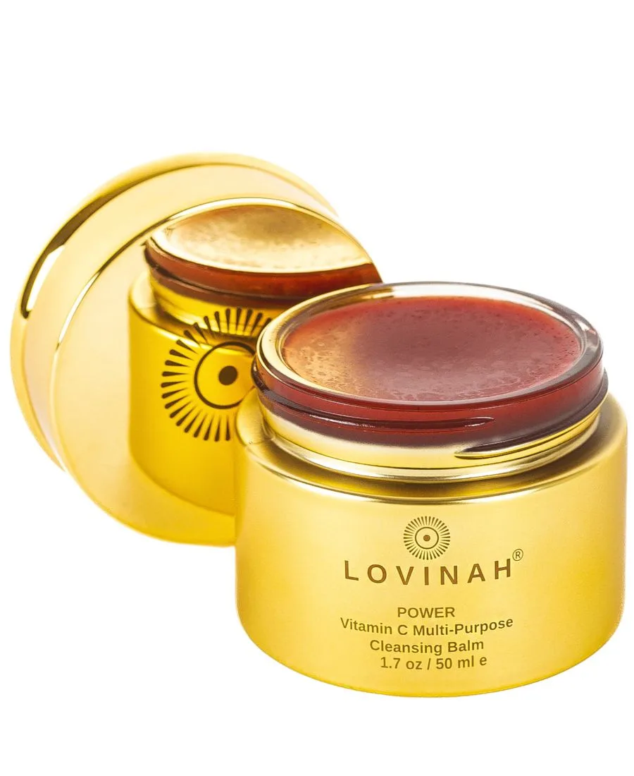 Очищающий бальзам с витамином С Power, 1,7 унции Lovinah Skincare, красный