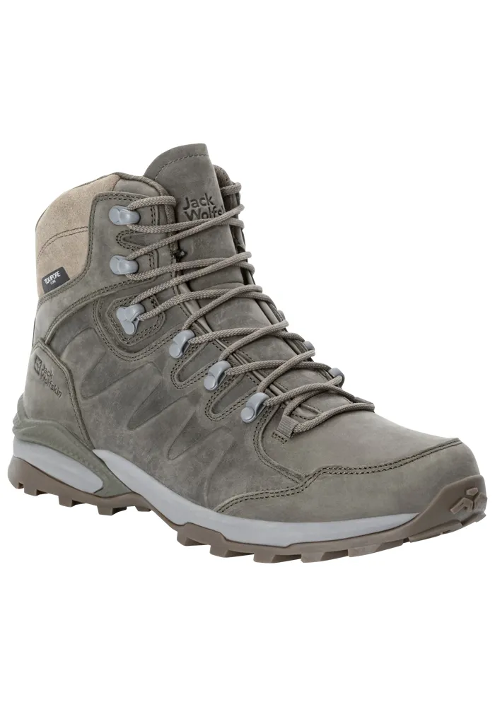 Трекинговые туфли Jack Wolfskin "REFUGIO PRIME TEXAPORE MID M", цвет Cold-Coffee — фото 3