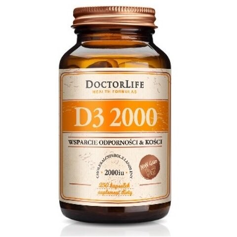 

Doctor Life, D3 2000 ланолин холекальциферол 2000 МЕ, 250 капсул