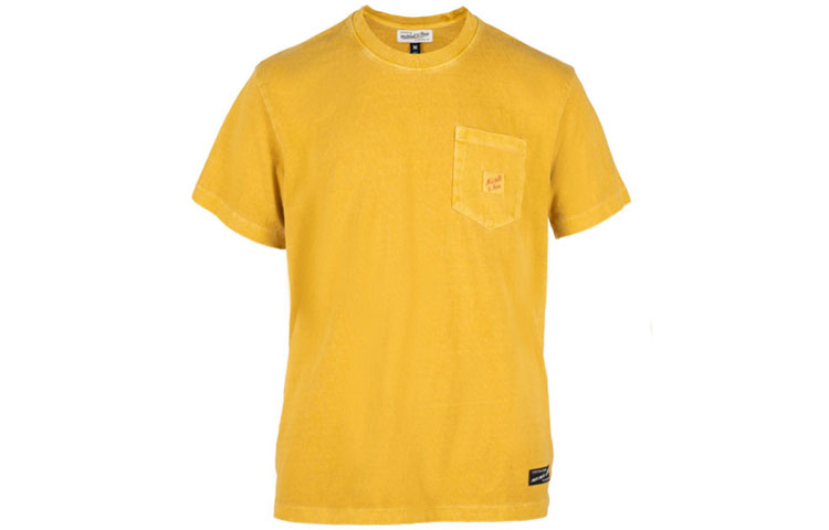 

Футболка унисекс желтая Mitchell Ness