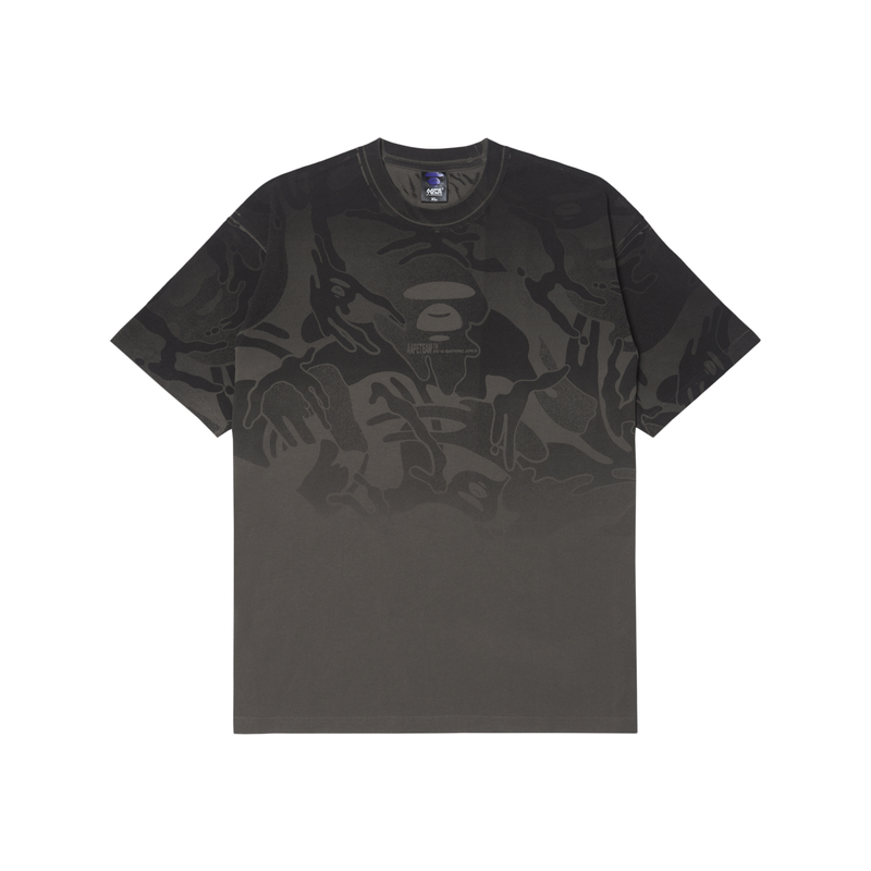 

Хлопковая футболка с принтом логотипа Aape, хаки