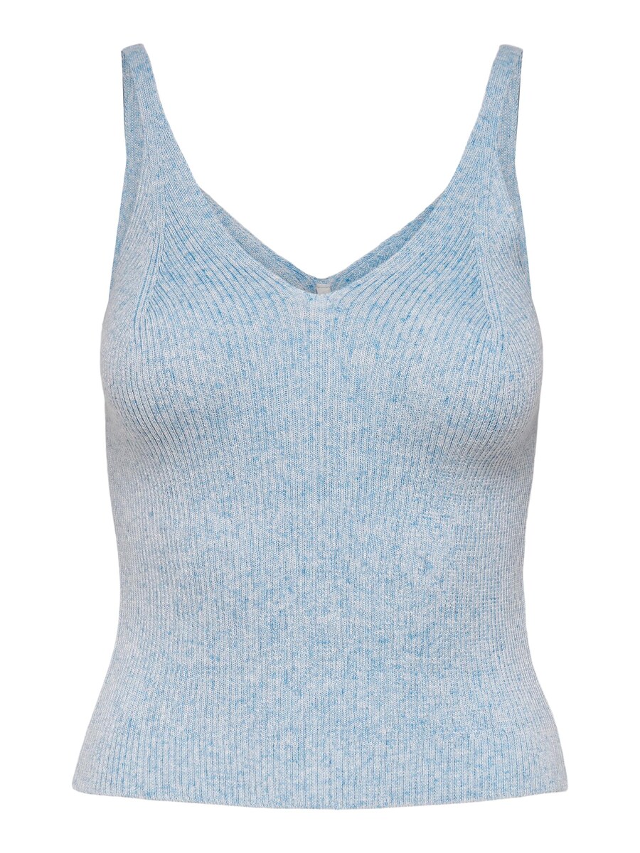 

Вязаный топ ONLY Lina, цвет Light blue/mottled blue