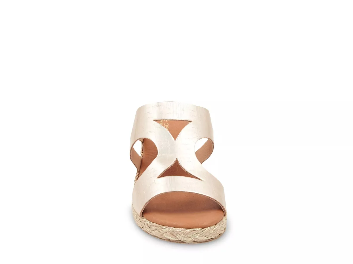 Andre Assous Addison Espadrille сандалии на танкетке, золотистый металлик — фото 2