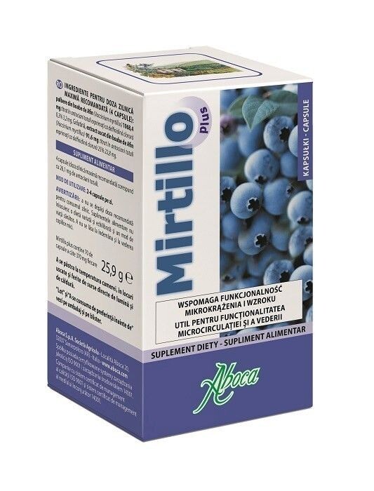 

Капсулы для улучшения зрения Aboca Mirtillo Plus, 70 шт