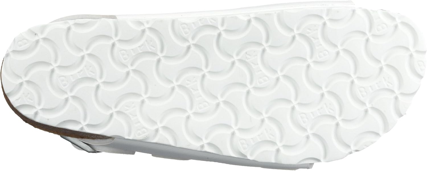 Сандалии унисекс Birkenstock Milano Birko-Flor из нубука, белый — фото 4