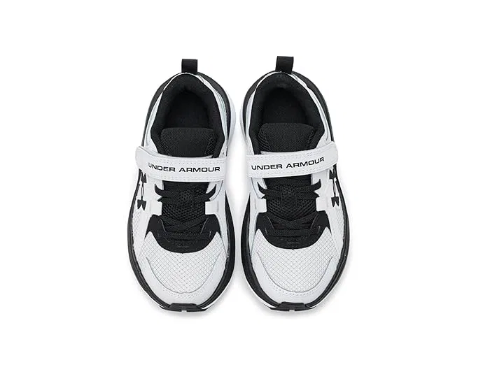 Кроссовки Charged Assert 11 Alternate Closure Under Armour Kids, White/Black/Black — фото 3