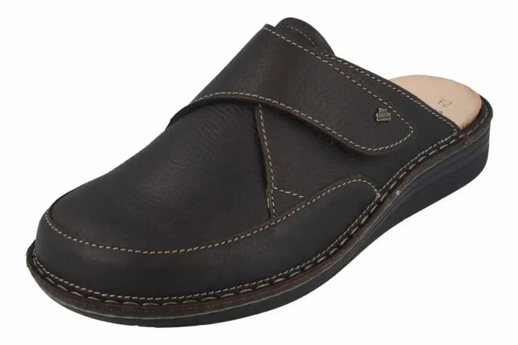 Шнурованные туфли из кожи Finn Comfort коричневые