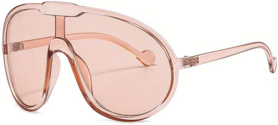 

Женские солнцезащитные очки в стиле панк, большие оправы, винтажные велосипедные солнцезащитные очки, мужские солнцезащитные очки в стиле ретро с градиентным переходом цвета KTUCN, Champagne