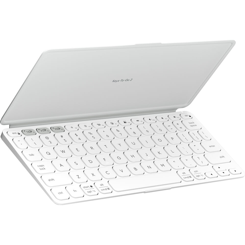 

Беспроводная клавиатура Logitech KEYS-TO-GO 2 для iPad, iOS и Mac с чехлом (бледно-серая)