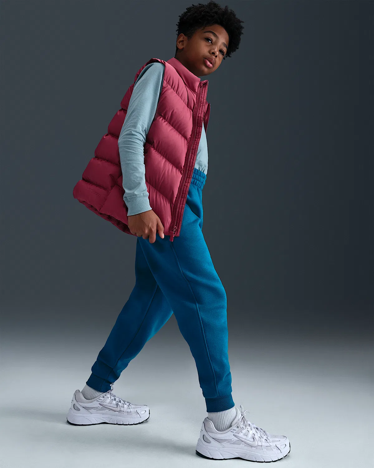 Джоггеры Nike Sportswear Club Fleece для старших детей, Green Abyss/White — фото 4