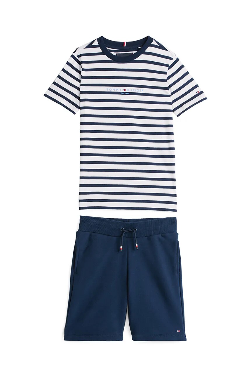 

Детский комплект из хлопка Tommy Hilfiger, темно-синий
